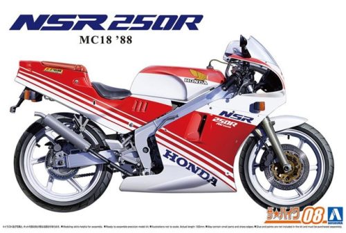 Aoshima 065563 Honda MC18 NSR250R '88 1/12 motorkerékpár makett