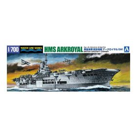   Aoshima AO-010181 British Aircraft Carrier HMS Arkroyal (1941 - Bismarck Pursuit) 1/700 hajó makett