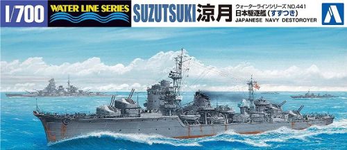 Aoshima AO-024645 IJN Destroyer Suzutsuki 1/700 hajó makett