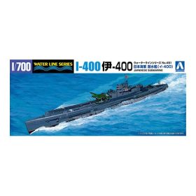   Aoshima AO-038444 IJN Submarine I-400 1/700 tengeralattjáró makett