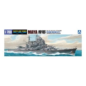   Aoshima AO-045381 IJN Heavy Cruiser Maya (1944 - Battle of Marianas) 1/700 hajó makett