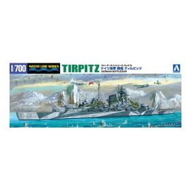   Aoshima AO-046067 German Battleship Tirpitz 1/700 hajó makett