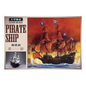 Aoshima AO-055007 Pirate Ship 1/100 vitorláshajó makett
