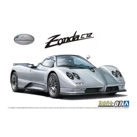 Aoshima AO-056028 PAGANI ZONDA C12S Nº 7 1/24 autó makett