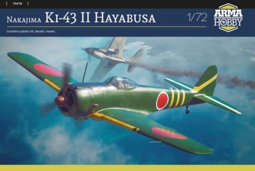 Arma Hobby 70078 Nakajima Ki-43 II Hayabusa 1/72 repülőgép makett