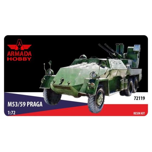 Armada Hobby 72119 Praga M53/59 30MM AA (Resin Kit) 1/72 harcjármű makett