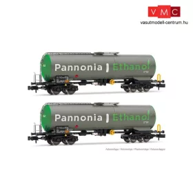   Arnold 6536 Tartálykocsi-pár, négytengelyes Zacns, Pannonia Ethanol / Wascosa (E6) (N)