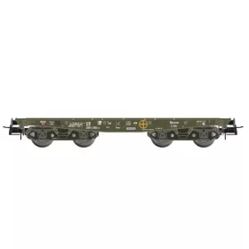   Artitec 20.284.30 Nehézteherszállító négytengelyes pőrekocsi, SSy55 Bundeswehr (E4) (H0)