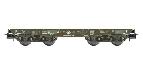 Artitec 20.284.37 Nehézteherszállító négytengelyes pőrekocsi, SSy55 USATC, DB (E4-5) (H0)