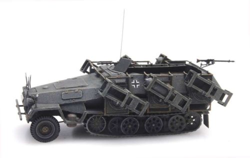 Artitec 387.402 Sd.Kfz. 251/1 Ausf. B mit Wurfrahmen, szürke - Wehrmacht (H0)