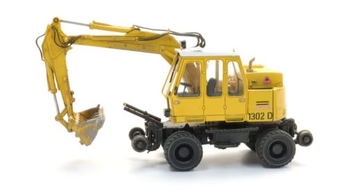 Artitec 387.636 Atlas 1302 DKWZ kétéltű (út/vasút) markológép (H0)