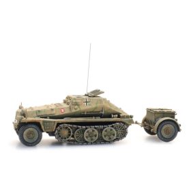   Artitec 6870356 Sd.Kfz. 252 + Sd. Anhänger 32, álcafestéssel - Wehrmacht (H0)