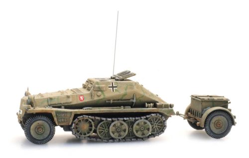 Artitec 6870356 Sd.Kfz. 252 + Sd. Anhänger 32, álcafestéssel - Wehrmacht (H0)