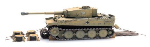 Artitec 6870402 Panzer Tiger I gelb, Wehrmacht, Eisenbahntransport (H0)