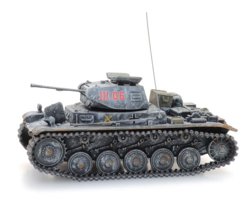 Artitec 6870469 Pz.Kpfw. II Ausführung C harckocsi, téli álcafestés - Wehrmacht (H0)