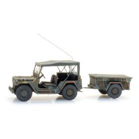 Artitec 6870568 US M151 Jeep + M416 trailer Merdec (H0)