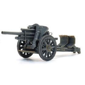   Artitec 6870628 10,5cm LeFH 18 tábori ágyú, szürke - Wehrmacht (H0)