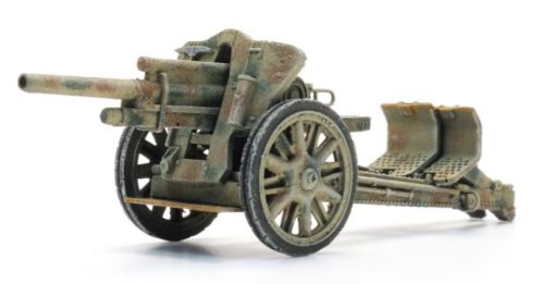 Artitec 6870629 10,5cm LeFH 18 tábori ágyú, álcafestéssel - Wehrmacht (H0)