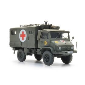 Artitec 6870778 Unimog 404s katonai mentő - Bundeswehr (H0)