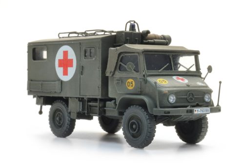 Artitec 6870778 Unimog 404s katonai mentő - Bundeswehr (H0)