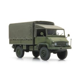   Artitec 6870782 Unimog 404s ponyvás katonai teherautó - CH (H0)