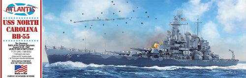 Atlantis Models 0601 BB-55 USS North Carolin