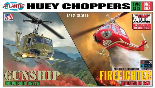 Atlantis Models 1026 Huey Choppers, 2er Set S