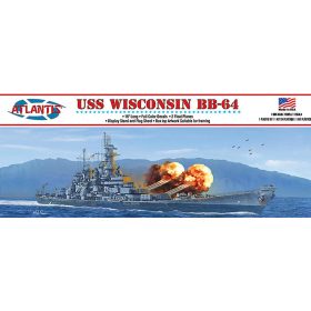 Atlantis Models 3006 BB-64 USS Wisconsin 1/600 hajó makett