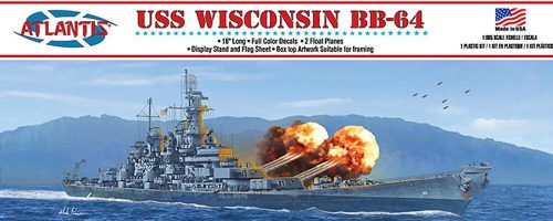 Atlantis Models 3006 BB-64 USS Wisconsin