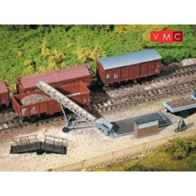   Auhagen 11414 Szállítószalag, teherautómérleg, kerekes élőállatrakodó (H0)