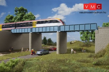 Auhagen 11442 Vasúti acélgerendás híd 2 db pillérrel (H0) - kiegészítés a 11441-hez
