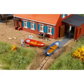Auhagen 11476 Csónakház csörlővel (H0)