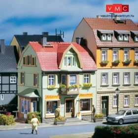 Auhagen 12247 Városi sorház, pékség (H0/TT)