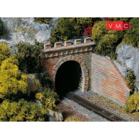   Auhagen 13276 Alagútbejárat szárnyfalakkal, egyvágányos, 2 db (TT)