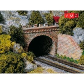   Auhagen 13277 Alagútbejárat szárnyfalakkal, kétvágányos, 2 db (TT)