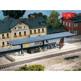 Auhagen 13312 Állomási fedett peron (TT)