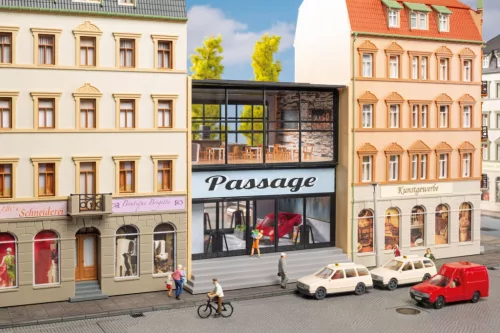 Auhagen 13360 Modern nagyvárosi üvegablakos passage épület (TT)