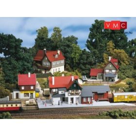 Auhagen 15303 Vasútállomás és környéke készlet Spielhausen (TT)
