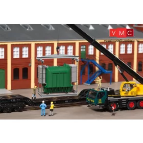   Auhagen 41654 Rakomány: Transzformátor talapzaton, 2 db (H0)