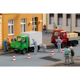   Auhagen 41679 Közlekedési rendőrök közúti ellenőrzésen (H0) - festetlen