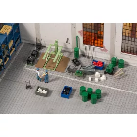   Auhagen 41682 Kiegészítők autójavító műhelyhez, szerszámokkal (H0)