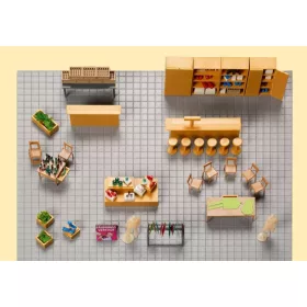 Auhagen 41691 Belső berendezés üzletekhez (H0)