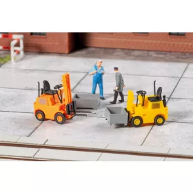   Auhagen 41692 Villástargonca DFG 1002 (2 db), szállítóládákkal (H0)