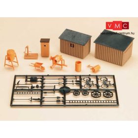 Auhagen 42571 Szerszámok, bódék (H0/TT)