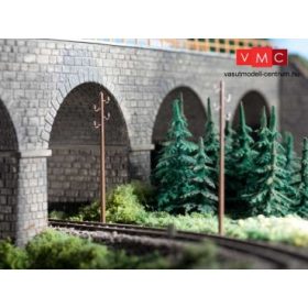 Auhagen 42634 Villanyoszlop 10 db (H0/TT)