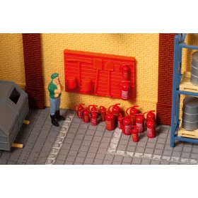 Auhagen 42661 Tűzoltó készülékek és szerszámok (H0)