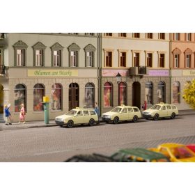 Auhagen 43676 Taxihívó oszlop, 3 db modern taxival (TT)