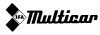 Auhagen 43679 Multicar M25 platós teherautó, propánbután palackokkal - MINOL (TT)