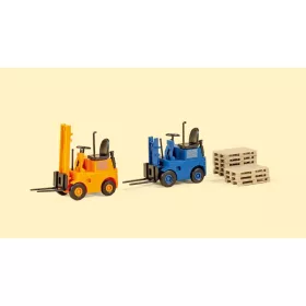   Auhagen 43685 DFG 1002 villástargonca, 2 db - narancs/kék (TT)