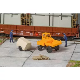   Auhagen 43698 Waran 150 ipari dömper kompresszor utánfutóval (TT)